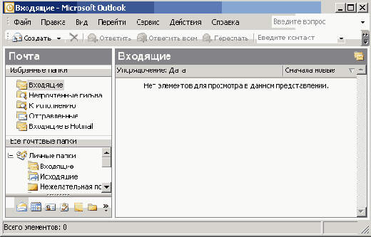 Обзор Outlook 2003
