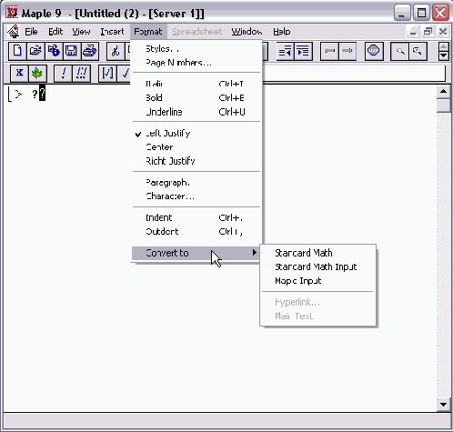    Maple 9